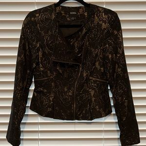XOXO black and gold jacket sz Med